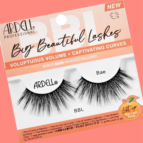 Ardell BBL Big Beautiful Lashes 966 Bae with DUO Clear Adhesive each-THREE SETS - Picture 3 of 5